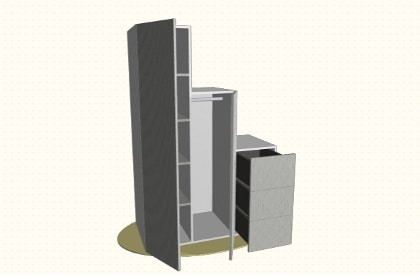 Modèle de meuble Domobois - Armoire