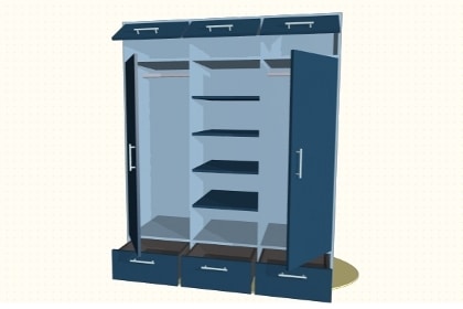 Modèle de meuble Domobois - Dressing